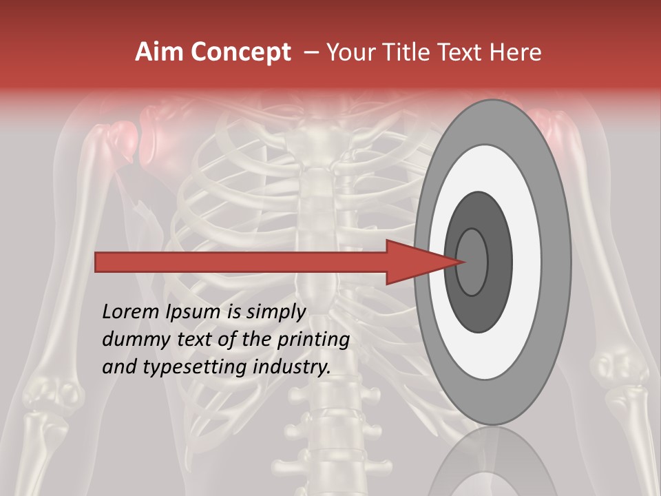 Skin Skeleton Biology PowerPoint Template