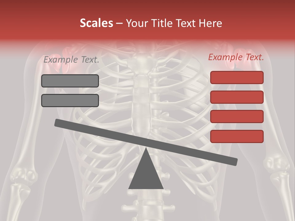 Skin Skeleton Biology PowerPoint Template