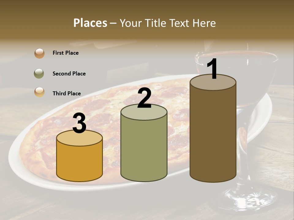 Green Pie Round PowerPoint Template
