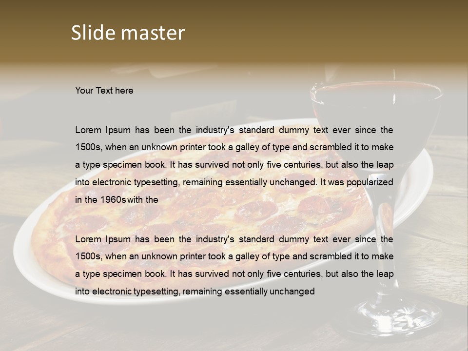 Green Pie Round PowerPoint Template