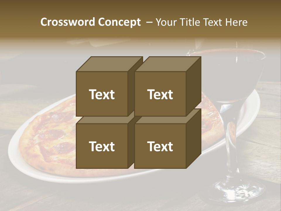 Green Pie Round PowerPoint Template