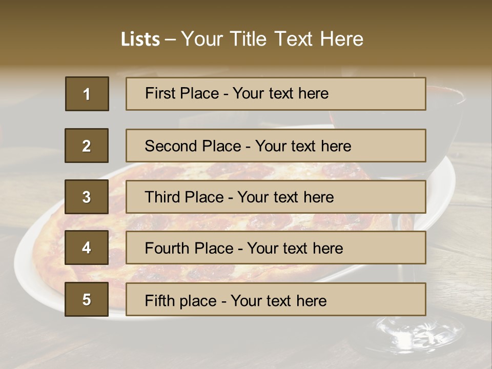 Green Pie Round PowerPoint Template