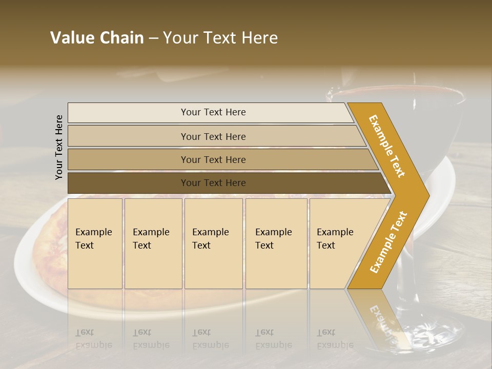 Green Pie Round PowerPoint Template