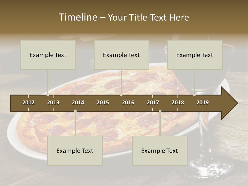 Green Pie Round PowerPoint Template