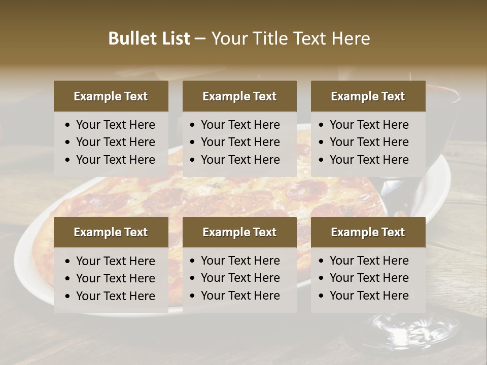 Green Pie Round PowerPoint Template