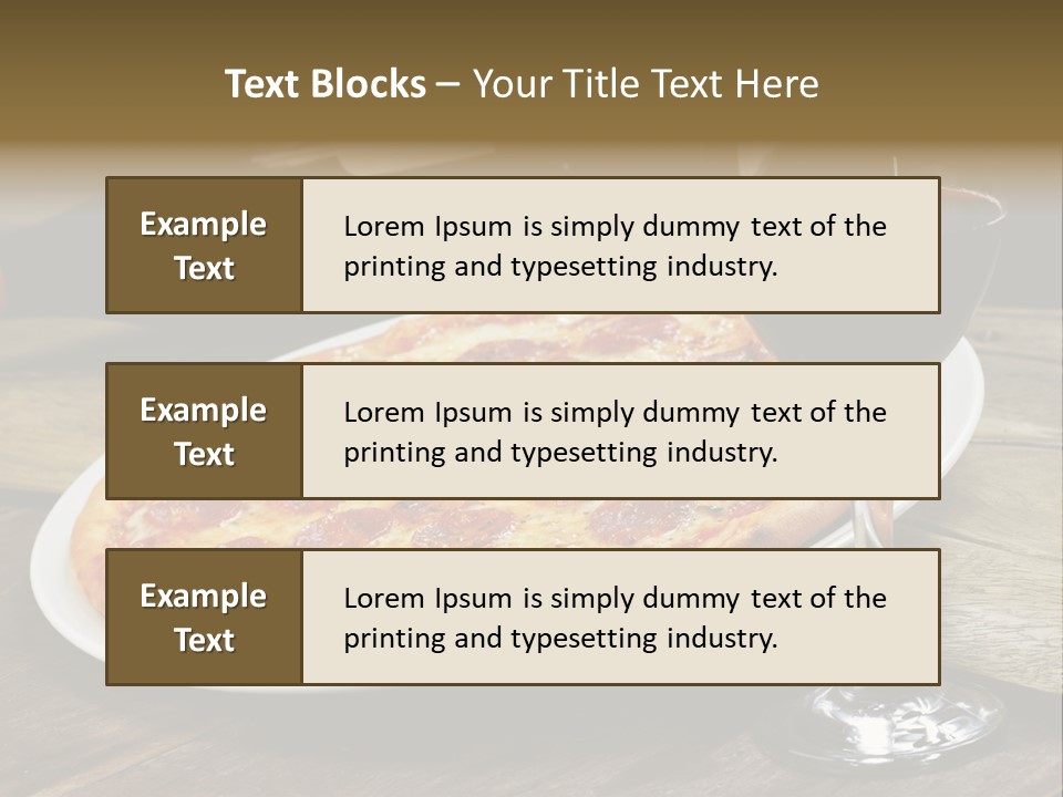 Green Pie Round PowerPoint Template