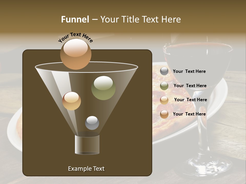 Green Pie Round PowerPoint Template