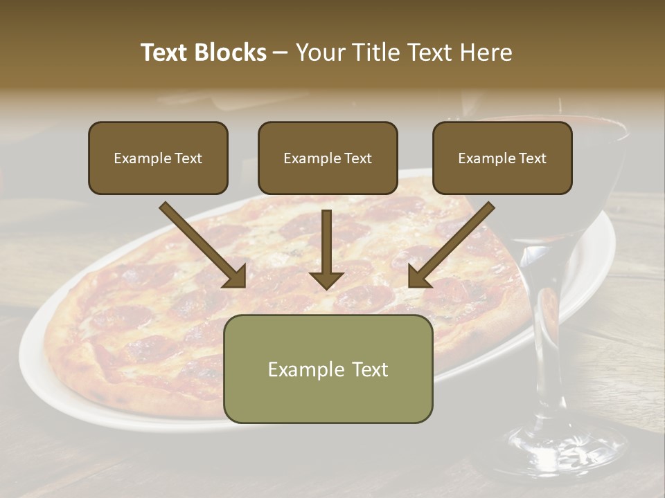 Green Pie Round PowerPoint Template