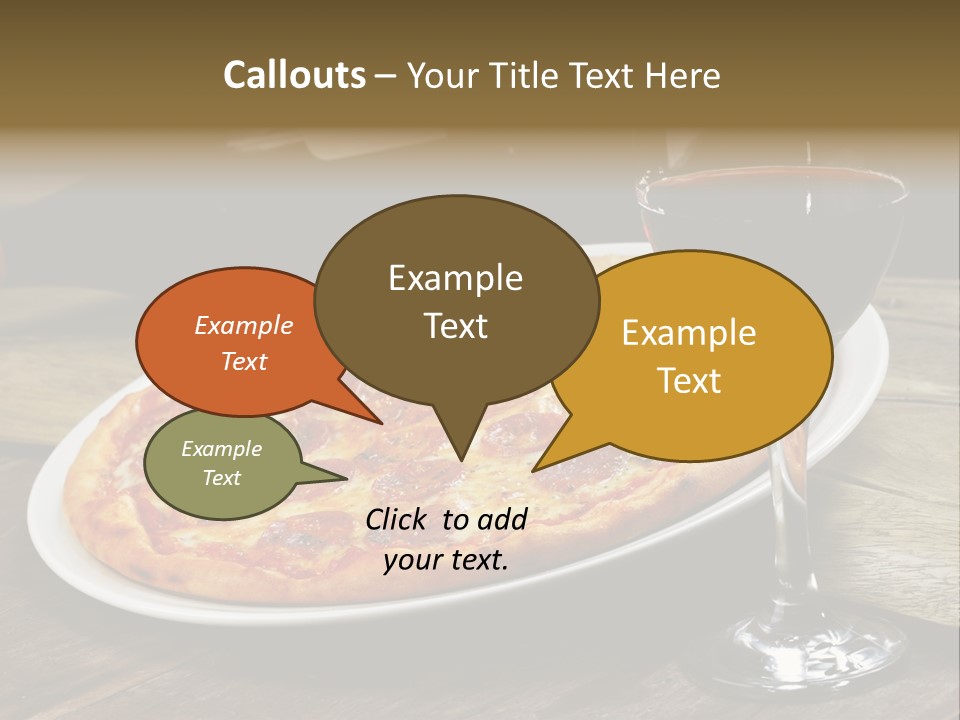 Green Pie Round PowerPoint Template
