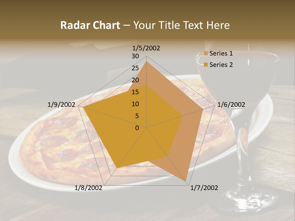 Green Pie Round PowerPoint Template