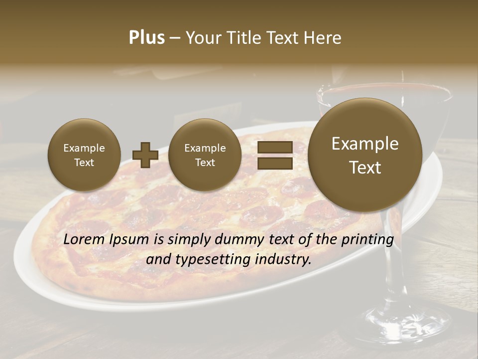 Green Pie Round PowerPoint Template