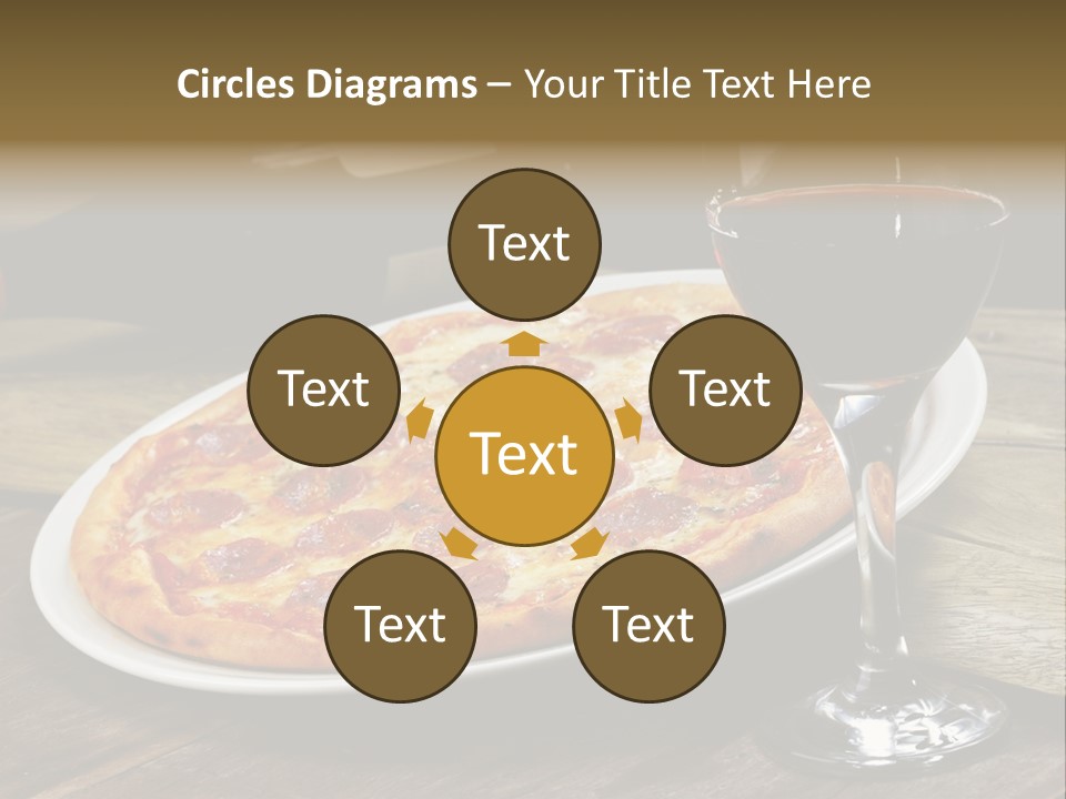 Green Pie Round PowerPoint Template