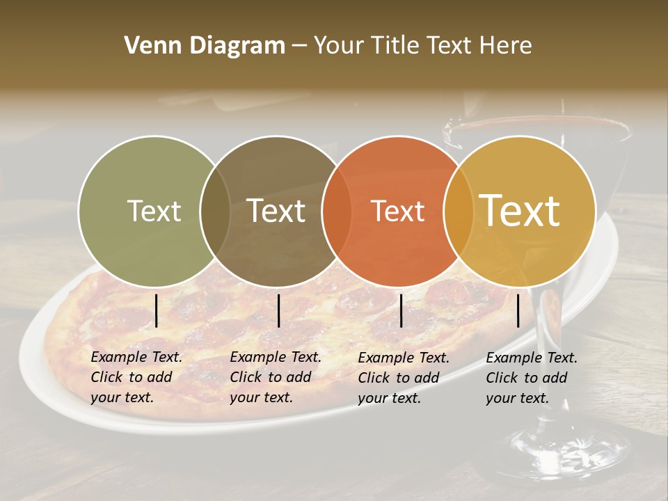 Green Pie Round PowerPoint Template