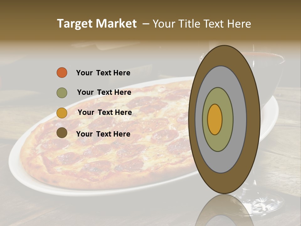 Green Pie Round PowerPoint Template