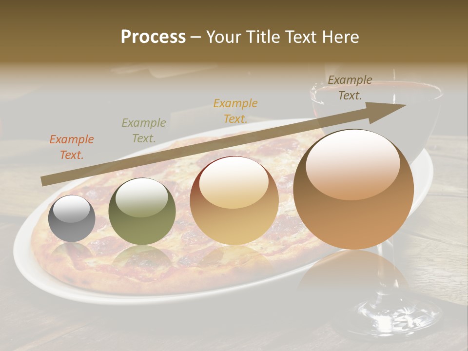 Green Pie Round PowerPoint Template