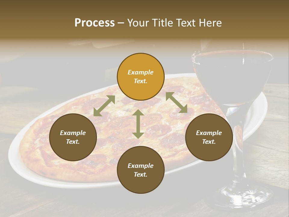 Green Pie Round PowerPoint Template