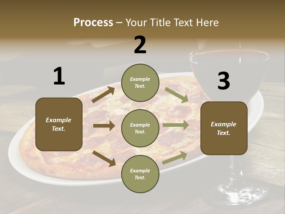 Green Pie Round PowerPoint Template