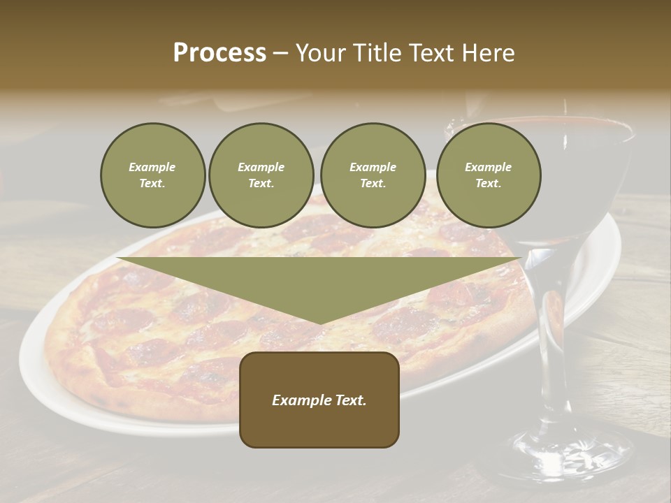 Green Pie Round PowerPoint Template