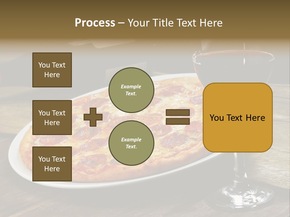 Green Pie Round PowerPoint Template