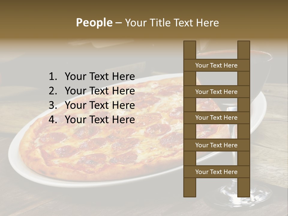 Green Pie Round PowerPoint Template