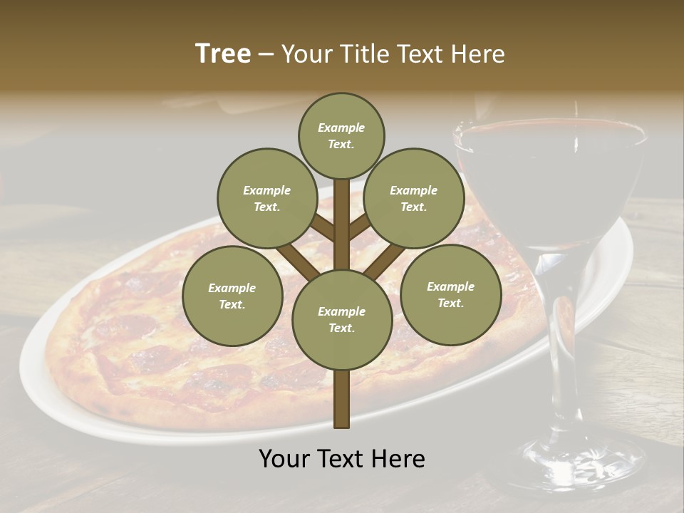 Green Pie Round PowerPoint Template