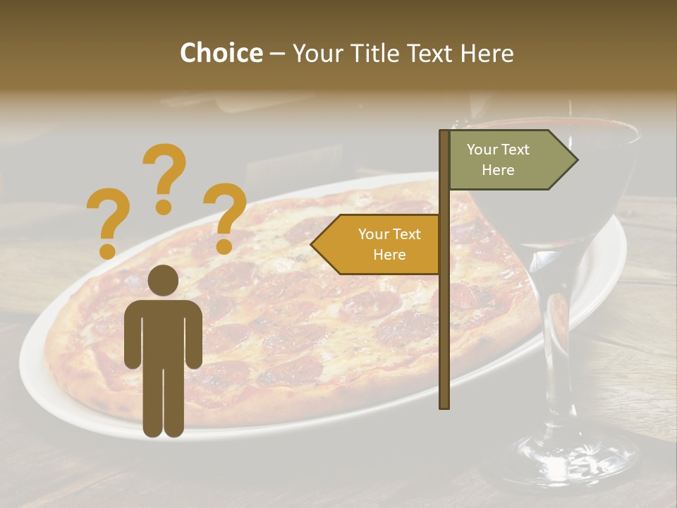 Green Pie Round PowerPoint Template