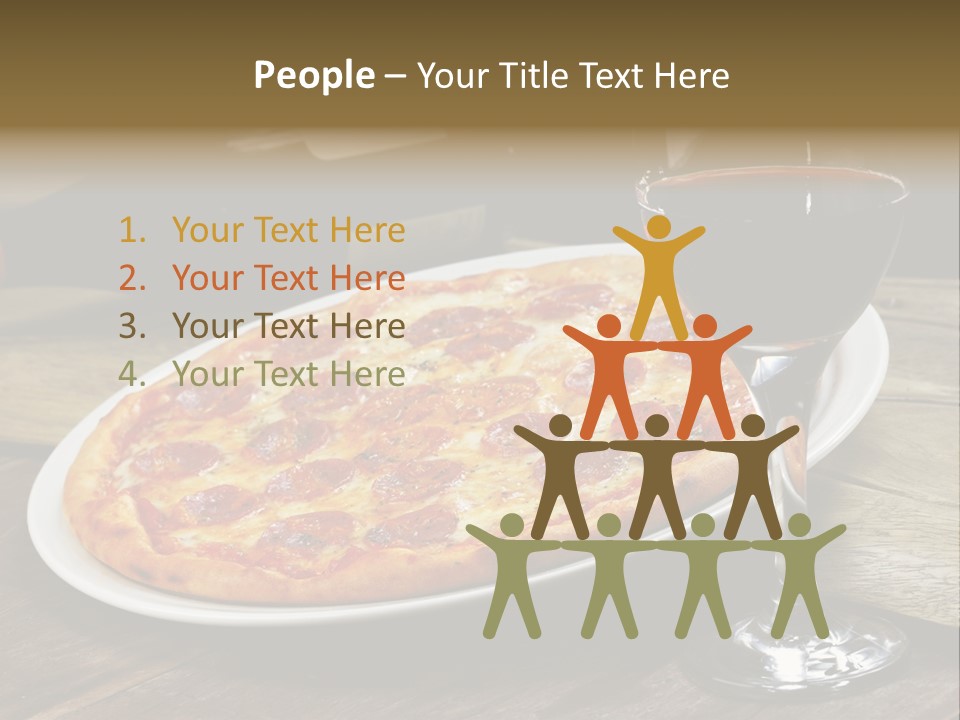 Green Pie Round PowerPoint Template
