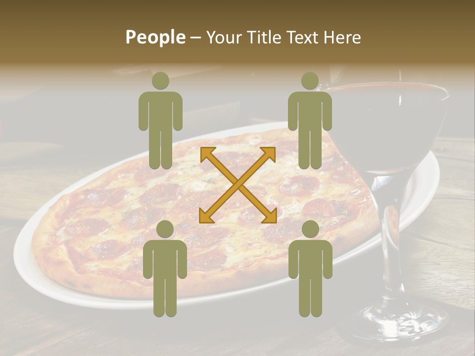 Green Pie Round PowerPoint Template