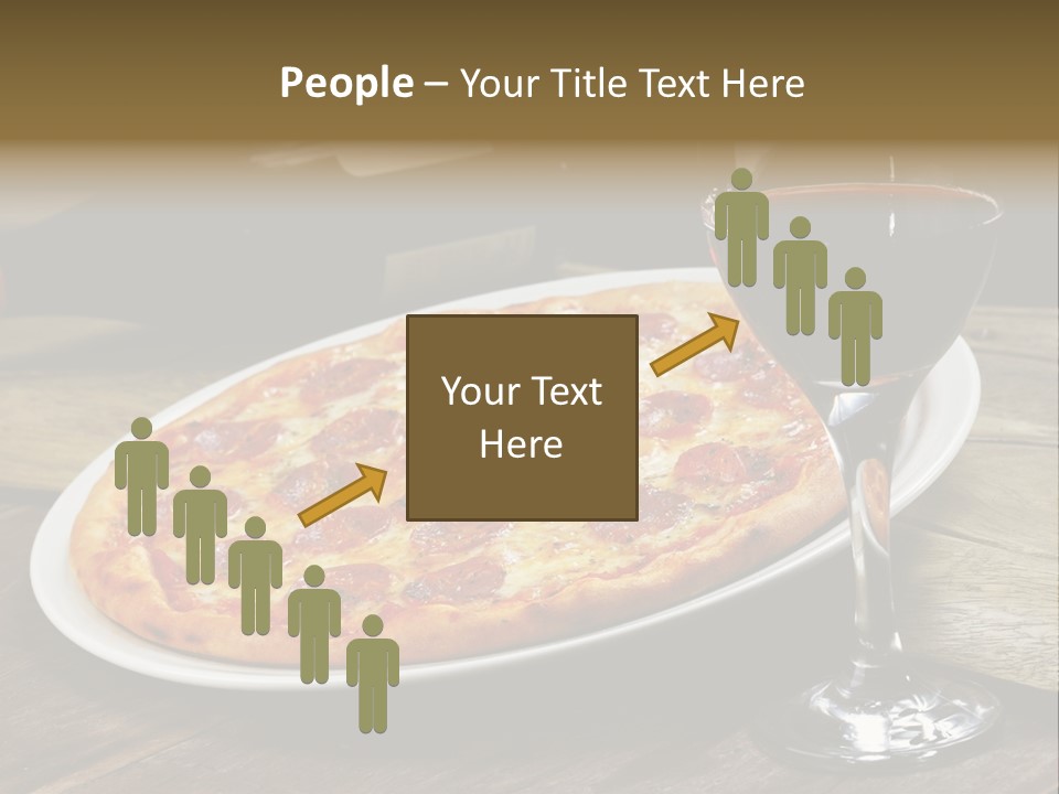 Green Pie Round PowerPoint Template