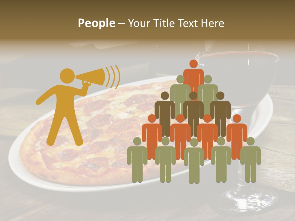 Green Pie Round PowerPoint Template