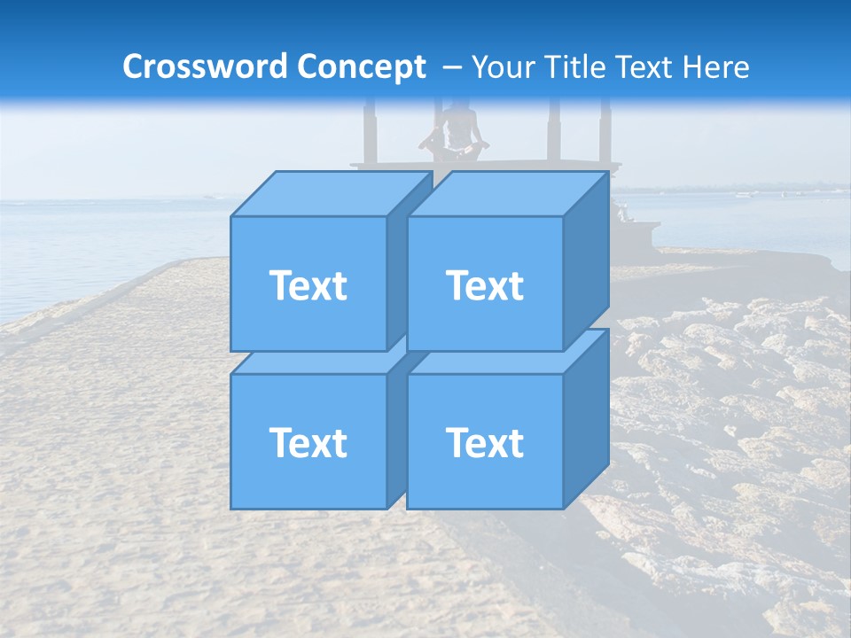 Posing Beauty East PowerPoint Template