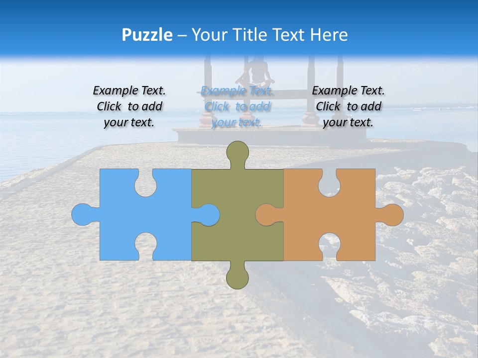 Posing Beauty East PowerPoint Template