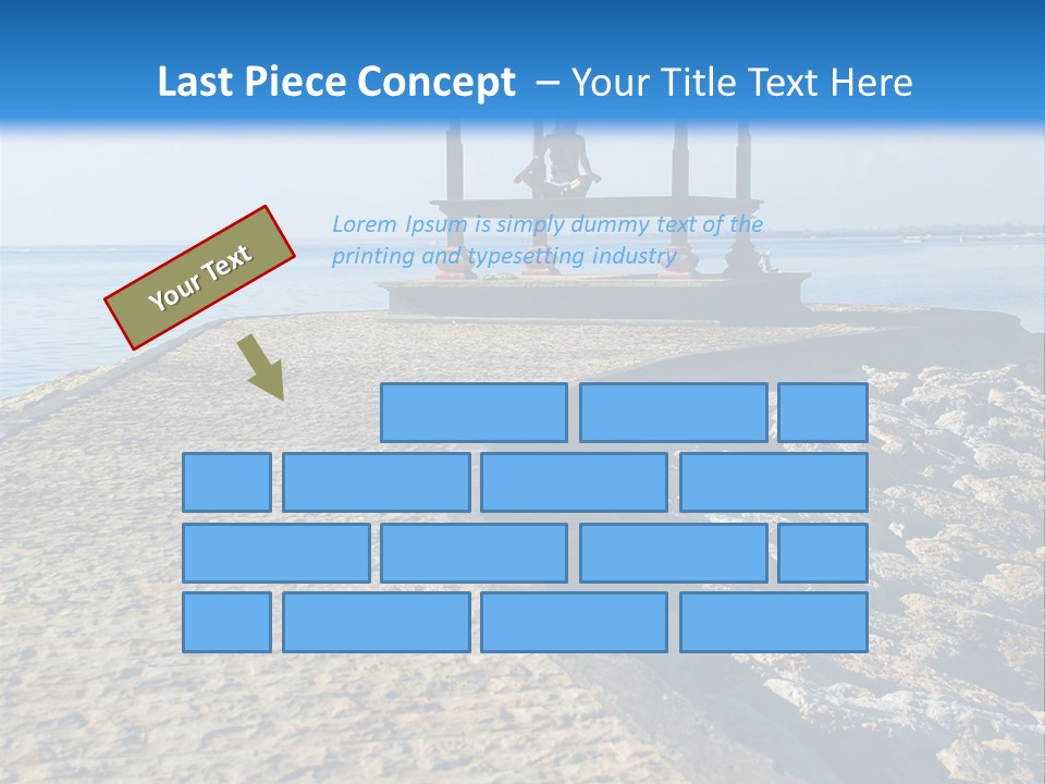 Posing Beauty East PowerPoint Template