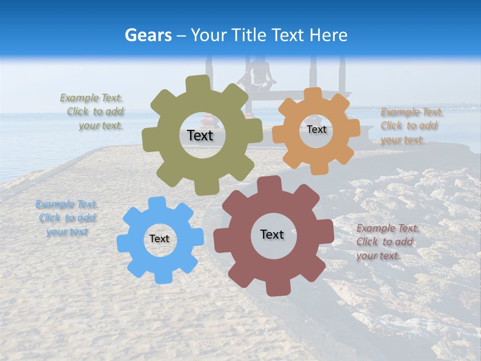 Posing Beauty East PowerPoint Template