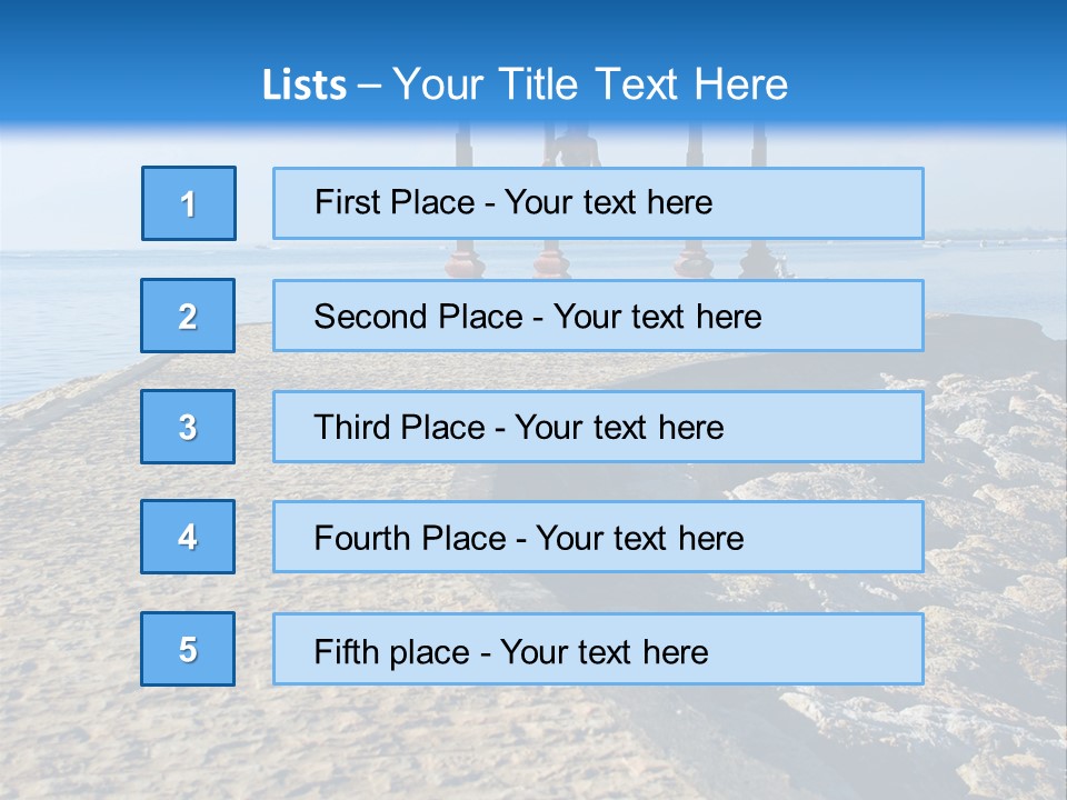 Posing Beauty East PowerPoint Template