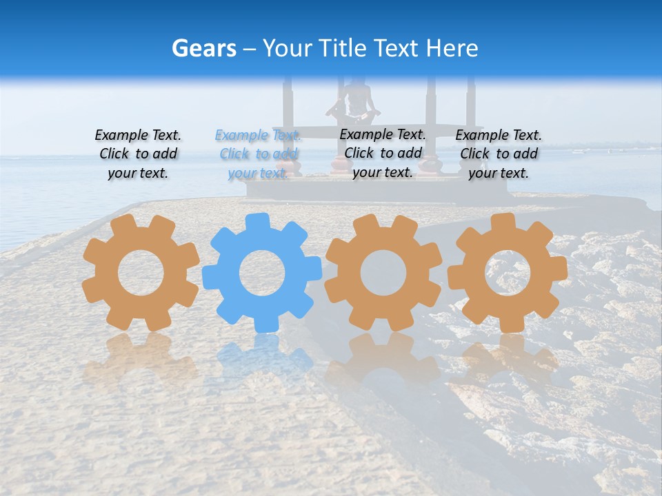 Posing Beauty East PowerPoint Template