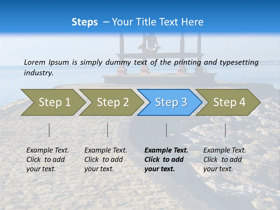 Posing Beauty East PowerPoint Template
