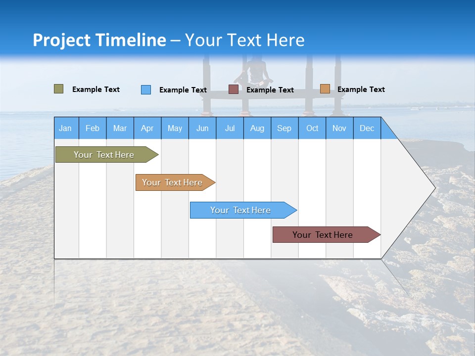 Posing Beauty East PowerPoint Template