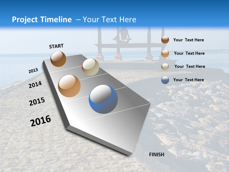 Posing Beauty East PowerPoint Template