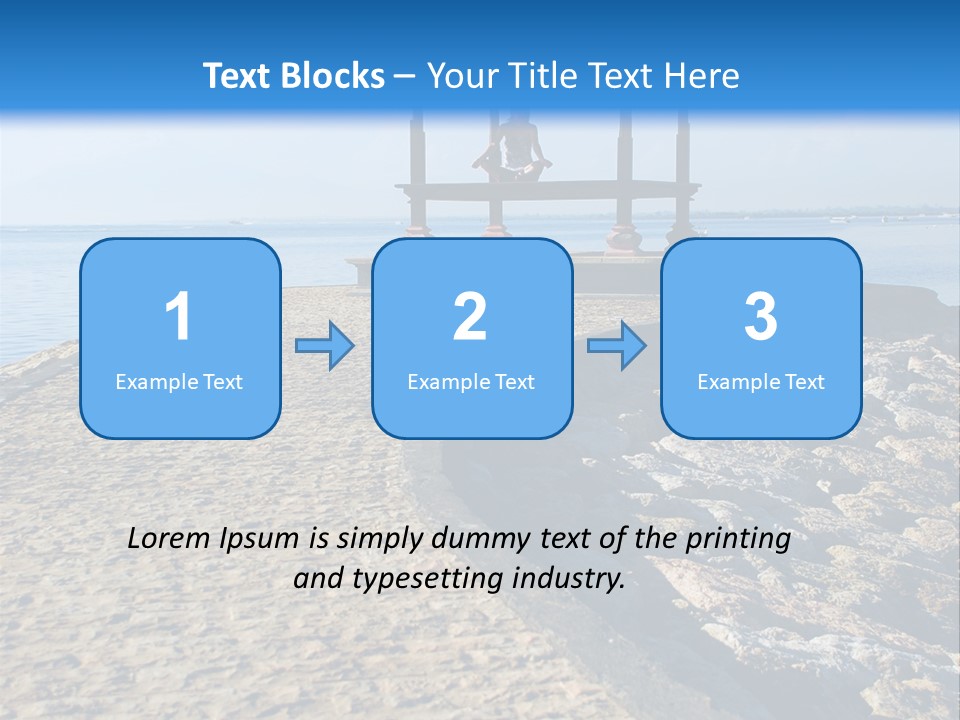 Posing Beauty East PowerPoint Template