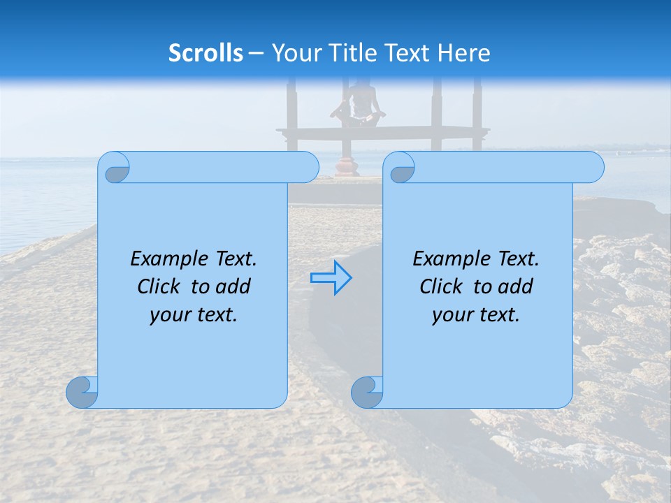 Posing Beauty East PowerPoint Template