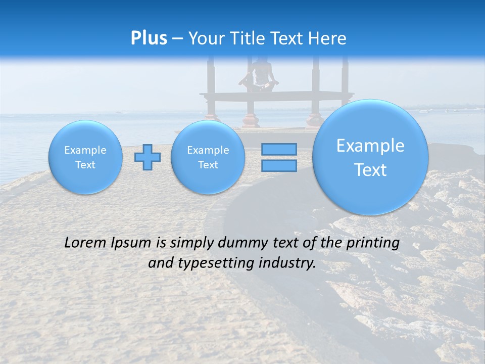 Posing Beauty East PowerPoint Template