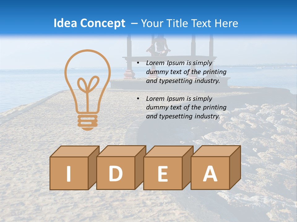 Posing Beauty East PowerPoint Template