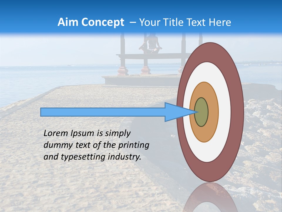 Posing Beauty East PowerPoint Template