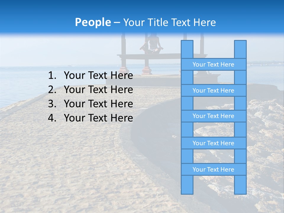 Posing Beauty East PowerPoint Template