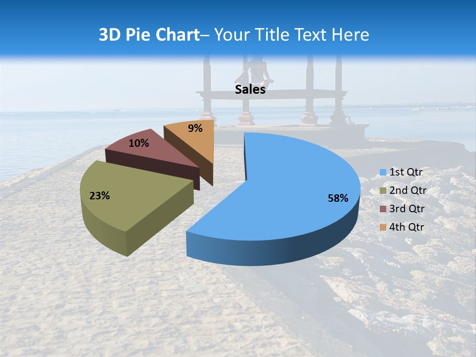 Posing Beauty East PowerPoint Template