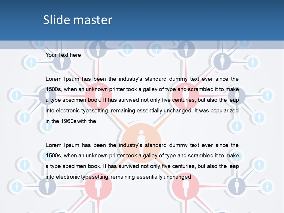 Symbol Business Connection PowerPoint Template