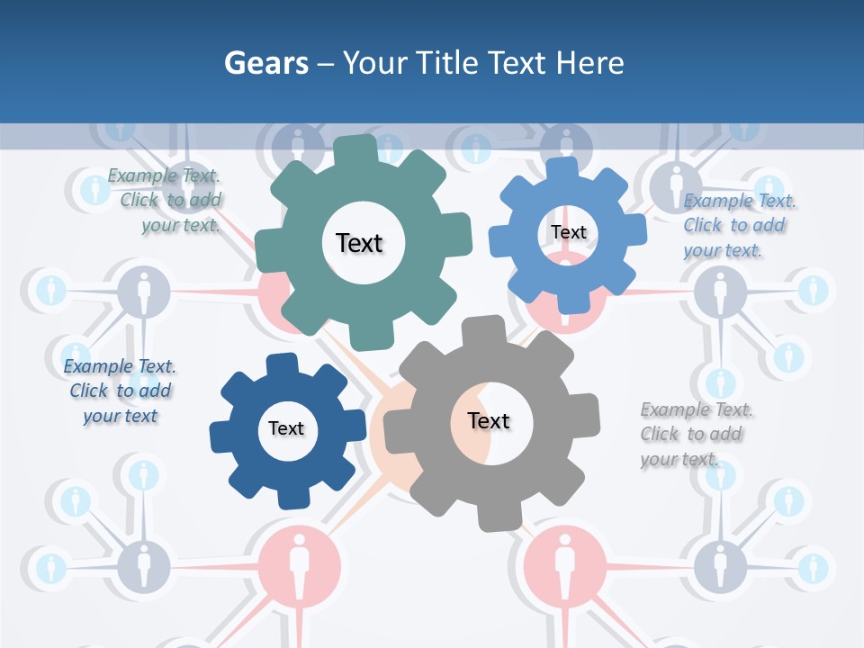 Symbol Business Connection PowerPoint Template
