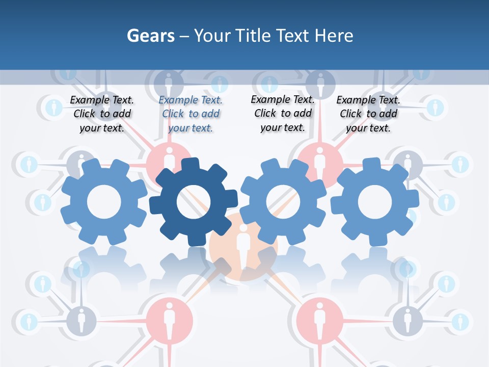 Symbol Business Connection PowerPoint Template