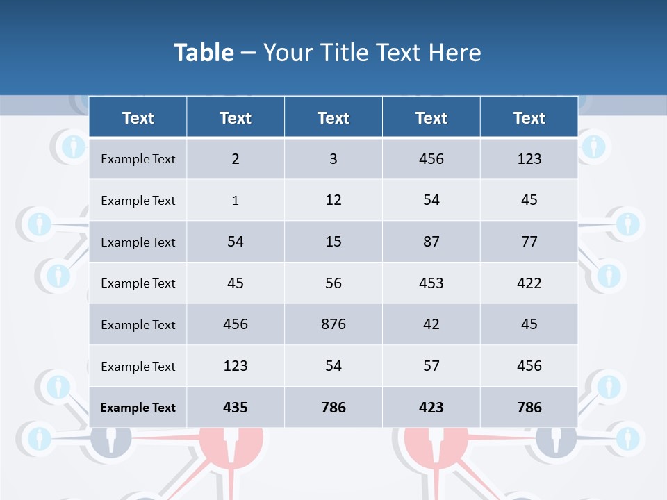 Symbol Business Connection PowerPoint Template